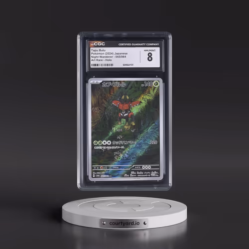 2024 Pokémon Sv6a-Night Wanderer #065 Tapu Bulu - Art Rare (CGC 8 NM-MT)