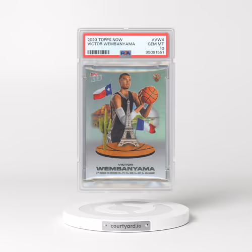 2023 Topps Now #VW4 Victor Wembanyama (PSA 10 GEM MINT)