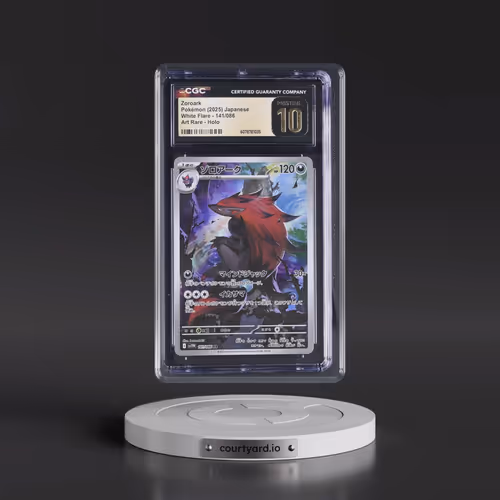 2025 White Flare - sv11W #141/086 Zoroark - Art Rare Holo (CGC 10 PRISTINE)