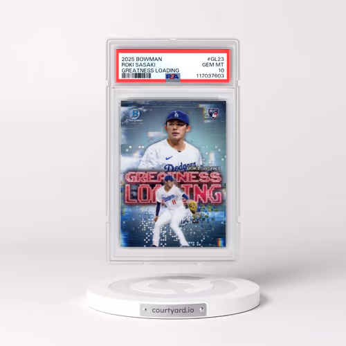 2025 Bowman Greatness Loading #GL23 Roki Sasaki (PSA 10 GEM MINT)