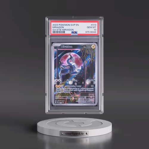 2023 Pokémon Svp EN-SV Black Star Promo #013 Miraidon - Scarlet & Violet Elite Trainer Box-Miraidon