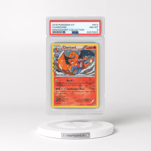 2016 Pokémon XY Generations Radiant Collection #RC5 Charizard (PSA 8 NM-MT)