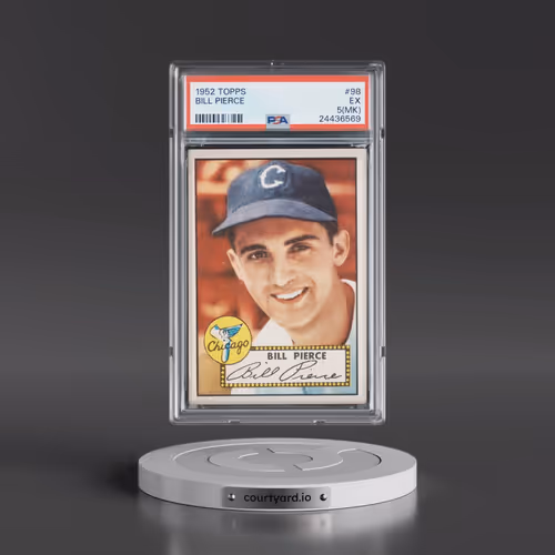 1952 Topps #98 Bill Pierce (PSA 5 EX)