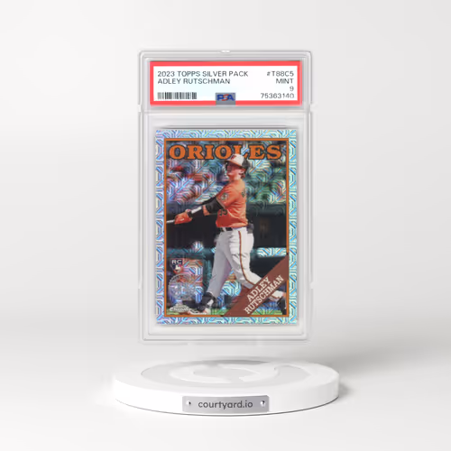 2023 Topps Silver Pack 1988 Chrome Promo #T88C5 Adley Rutschman (PSA 9 MINT)