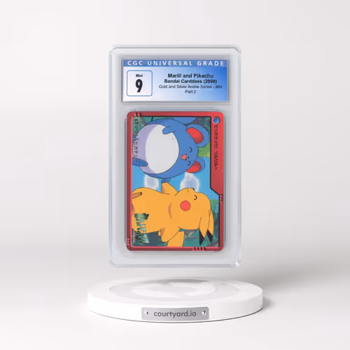 2000 Gold and Silver Anime Series #64 Marill and Pikachu - Part 2 (CGC 9 MINT)