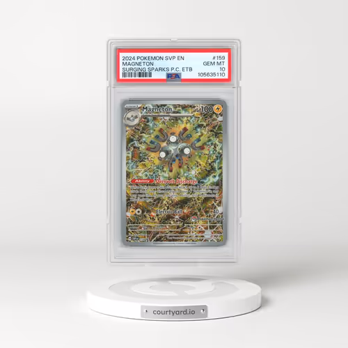 2024 Pokémon Svp EN-SV Black Star Promo #159 Magneton - Surging Sparks Pokemon Center Elite Trainer