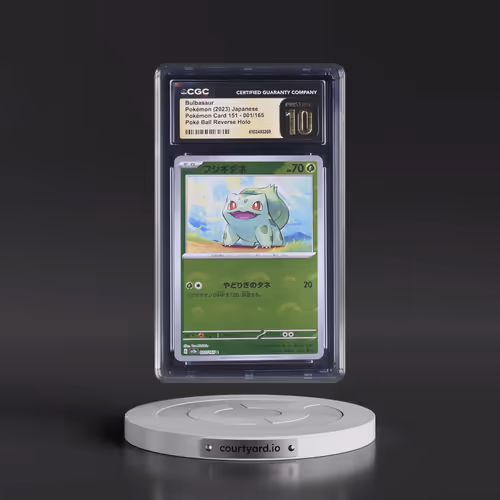 2023 Pokémon Card 151 #001/165 Bulbasaur - Reverse Holo Poké Ball (CGC 10 PRISTINE)