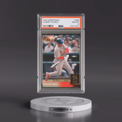 2001 Upper Deck #295 Albert Pujols (PSA 8 NM-MT)