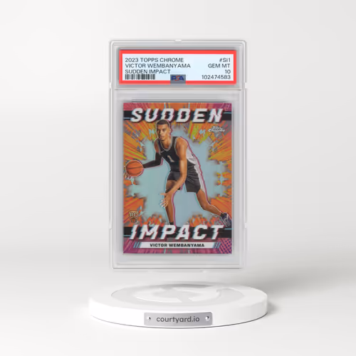 2023 Topps Chrome Sudden Impact #SI1 Victor Wembanyama (PSA 10 GEM MINT)