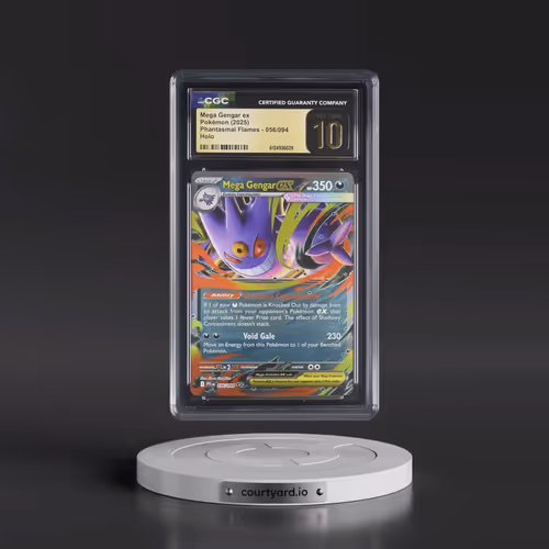 2025 Pokémon Pfl EN-Phantasmal Flames #056 Mega Gengar EX - Holo (CGC 10 PRISTINE)