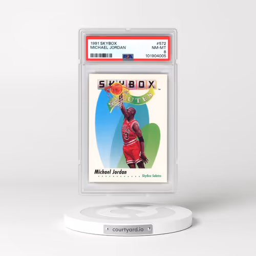 1991 Skybox #572 Michael Jordan (PSA 8 NM-MT)