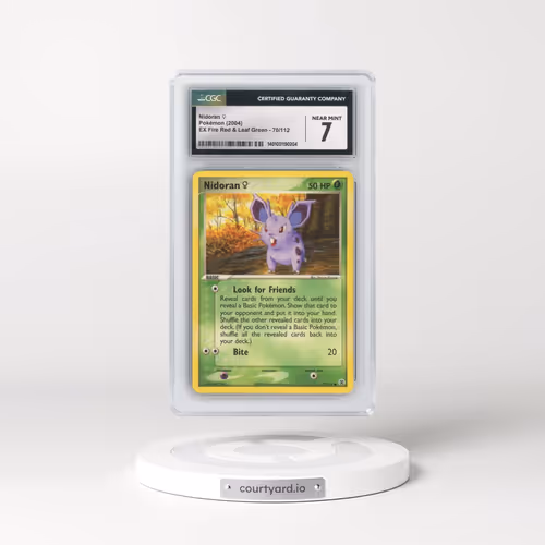 2004 EX Fire Red & Leaf Green #70/112 Nidoran â?? (CGC 7 NM)
