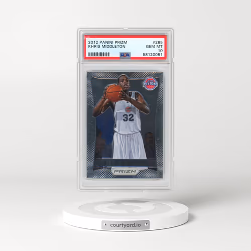 2012 Panini Prizm #285 Khris Middleton (PSA 10 GEM MINT)