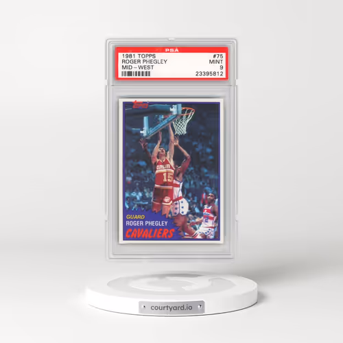 1981 Topps #75 Roger Phegley - Mid-West (PSA 9 MINT)