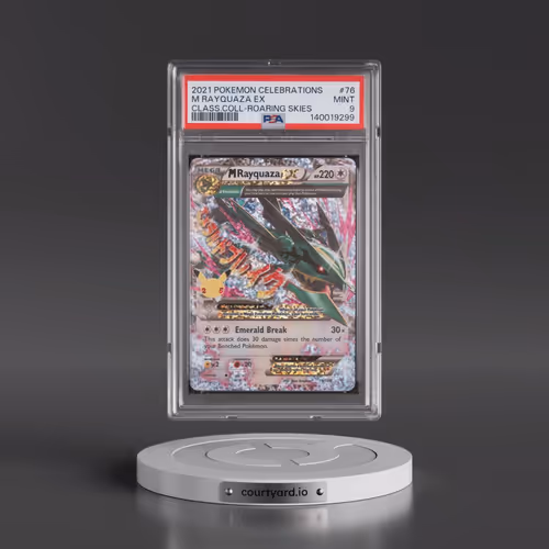 2021 Pokémon Celebrations Classic Collection #76 M Rayquaza EX - Holo (PSA 9 MINT)