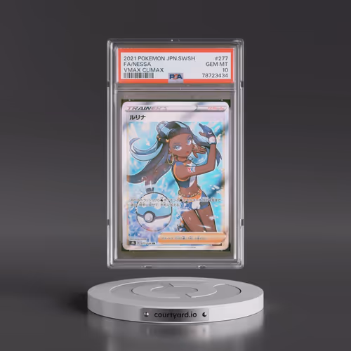 2021 Pokémon Sword & Shield Vmax Climax #277 Nessa - Full Art (PSA 10 GEM MINT)