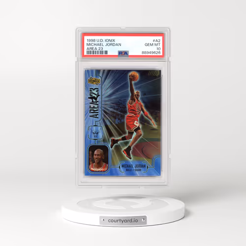1998 Upper Deck Ionix Area 23 #A2 Michael Jordan (PSA 10 GEM MINT)