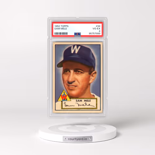 1952 Topps #94 Sam Mele (PSA 4 VG-EX)