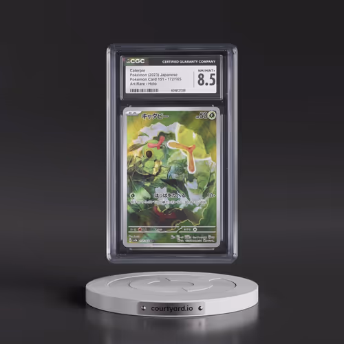 2023 Pokémon Card 151 #172/165 Caterpie - Art Rare Holo (CGC 8.5 NM-MT+)