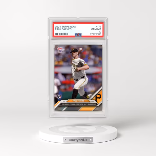 2024 Topps Now #179 Paul Skenes (PSA 10 GEM MINT)