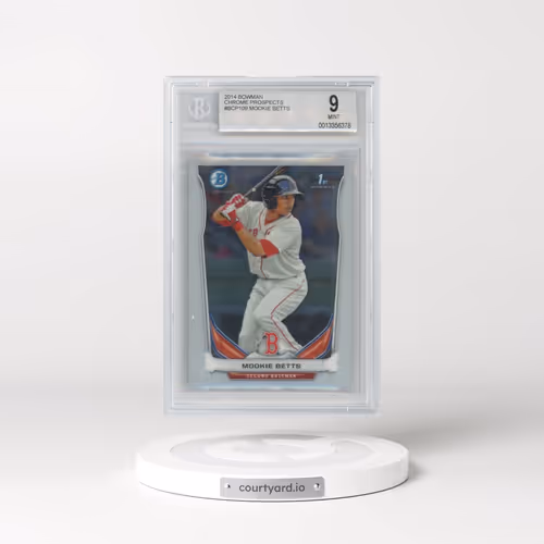 2014 Bowman Prospects #BCP109 Mookie Betts - Chrome (BGS 9 MINT)