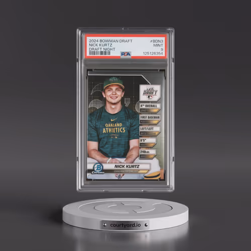 2024 Bowman Draft Bowman Draft Night #BDN3 Nick Kurtz (PSA 9 MINT)