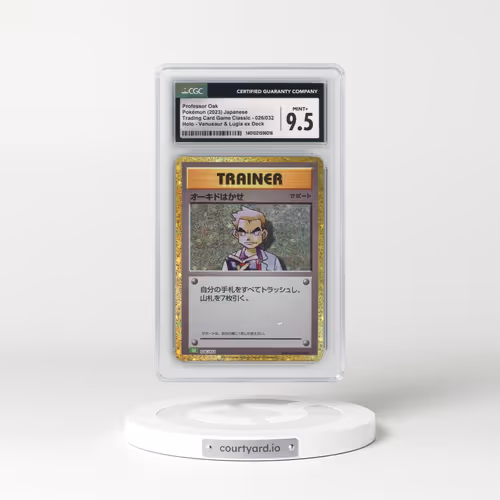 2023 Trading Card Game Classic - CLF, CLL, CLK #026/032 Professor Oak - Holo Venusaur & Lugia ex Deck - CLF (CGC 9.5 MINT+)