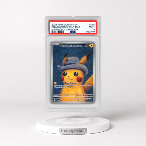 2023 Pokémon Svp EN-SV Black Star Promo #085 Pikachu With Grey Felt Hat - Pokemon X Van Gogh (PSA 9