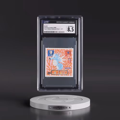 1996 Hyper Sticker Collection Part 1 (1996) #117 Seadra (CGC 8.5 NM-MT+)