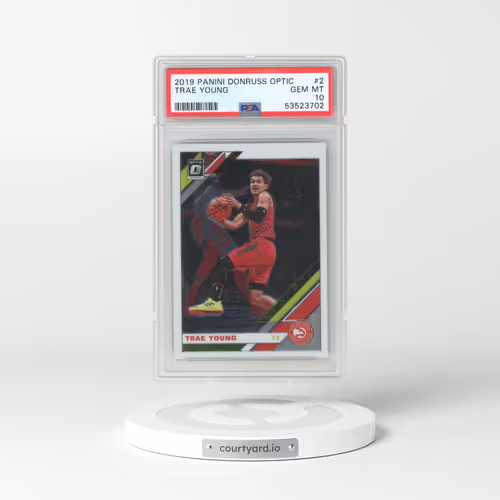 2019 Panini Donruss Optic #2 Trae Young (PSA 10 GEM MINT)