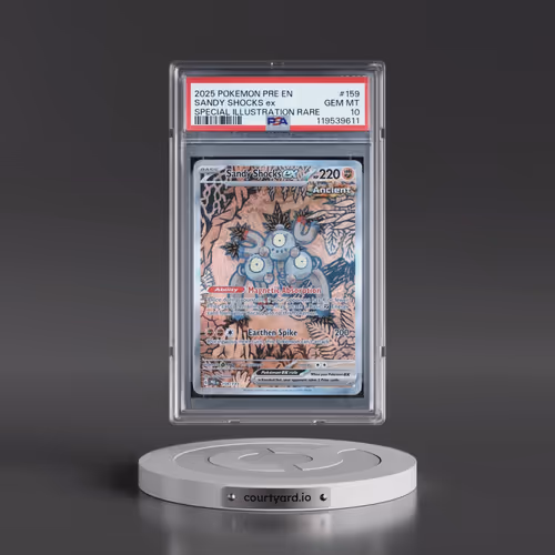 2025 Pokémon Pre EN-Prismatic Evolutions #159 Sandy Shocks EX - Holo Special Illustration Rare (PSA
