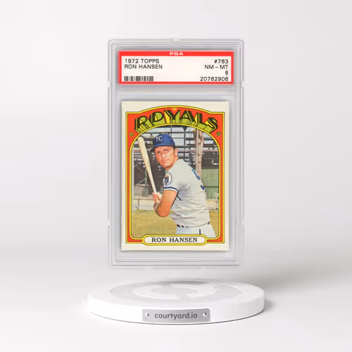 1972 Topps #763 Ron Hansen (PSA 8 NM-MT)