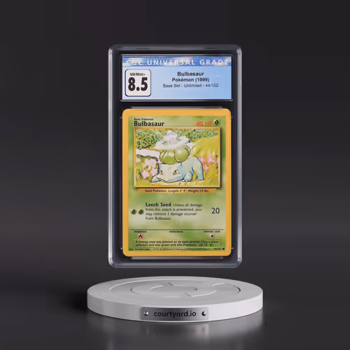 1999 Base Set #44/102 Bulbasaur (CGC 8.5 NM-MT+)