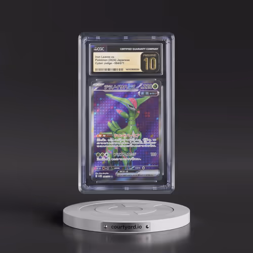 2024 Cyber Judge #084/071 Iron Leaves ex - Super Rare Holo (CGC 10 PRISTINE)