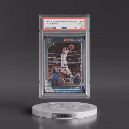 2019 Panini Hoops Premium Stock #259 Ja Morant (PSA 10 GEM MINT)