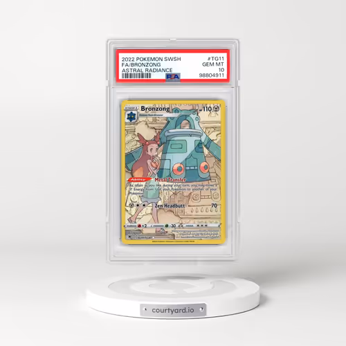2022 Pokémon Sword & Shield Astral Radiance #TG11 Bronzong - Full Art (PSA 10 GEM MINT)