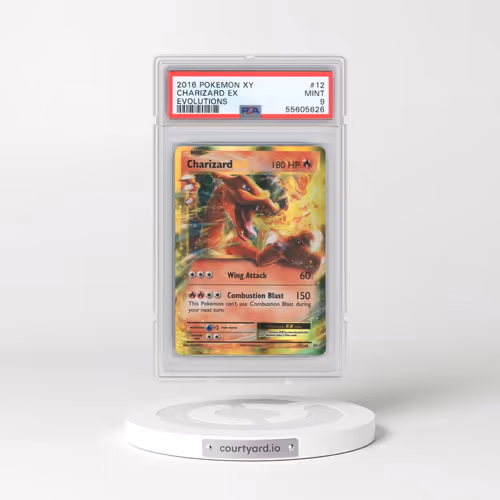 2016 Pokémon XY Evolutions #12 Charizard EX - Holo (PSA 9 MINT)