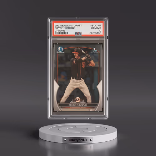 2023 Bowman Draft #BDC107 Bryce Eldridge - Chrome (PSA 10 GEM MINT)