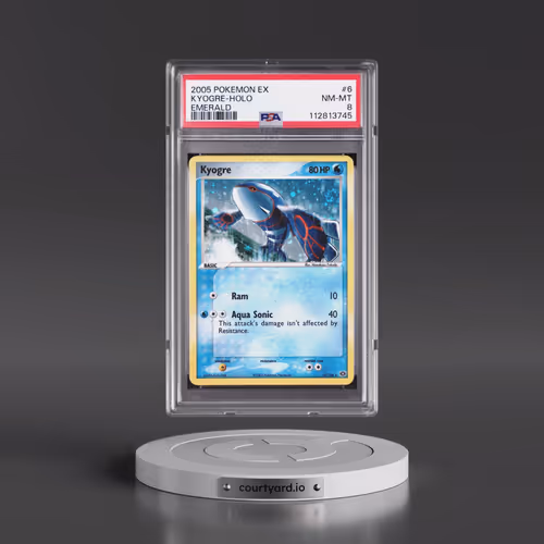 2005 Pokémon EX Emerald #6 Kyogre - Holo (PSA 8 NM-MT)