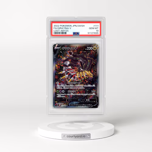 2022 Pokémon Sword & Shield Lost Abyss #111 Giratina V - Holo Full Art (PSA 10 GEM MINT)