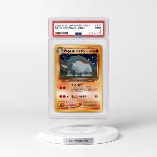 2001 Pokémon Neo 4 #232 Dark Donphan - Holo (PSA 9 MINT)