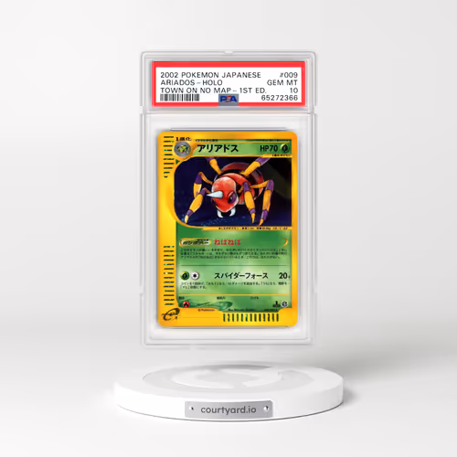2002 Pokémon the Town on No Map #009 Ariados - 1st Edition Holo (PSA 10 GEM MINT)