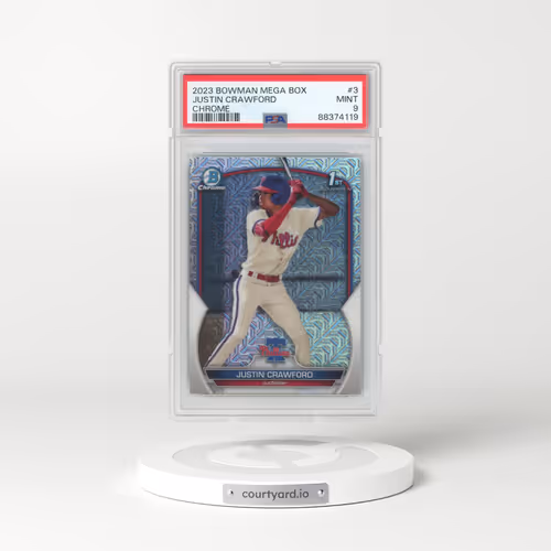 2023 Bowman Mega Box Chrome #3 Justin Crawford (PSA 9 MINT)