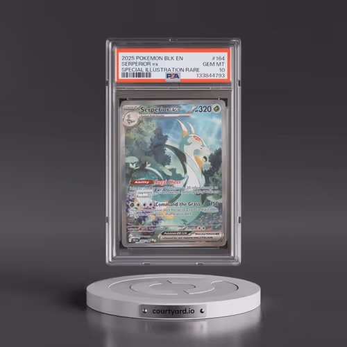 2025 Pokémon Blk EN-Black Bolt #164 Serperior EX - Holo Special Illustration Rare (PSA 10 GEM MINT)
