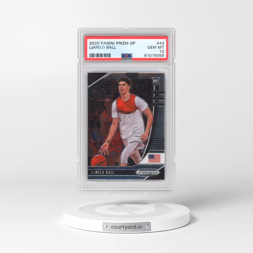 2020 Panini Prizm Draft Picks #43 LaMelo Ball (PSA 10 GEM MINT)