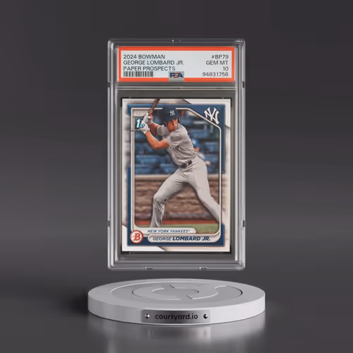 2024 Bowman Paper Prospects #BP79 George Lombard Jr. (PSA 10 GEM MINT)