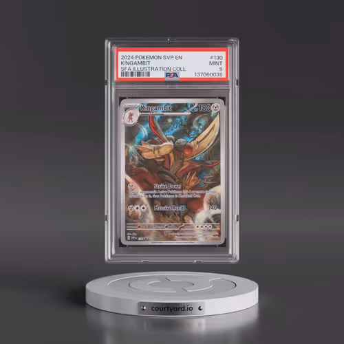 2024 Pokémon Svp EN-SV Black Star Promo #130 Kingambit - Shrouded Fable Illustration Collection (PSA