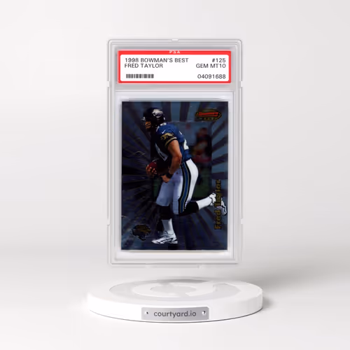 1998 Bowman's Best #125 Fred Taylor (PSA 10 GEM MINT)