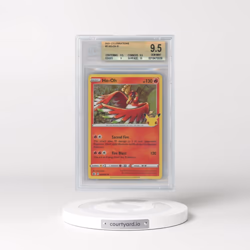 2021 Celebrations #001 Ho-Oh - Holo (BGS 9.5 GEM MINT)