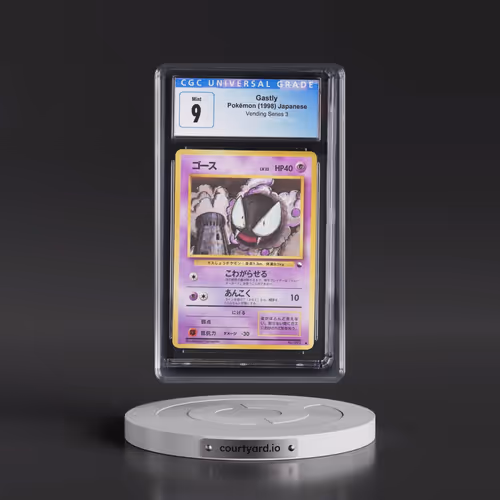 1998 Pokémon Vending #92 Gastly - Series III (CGC 9 MINT)